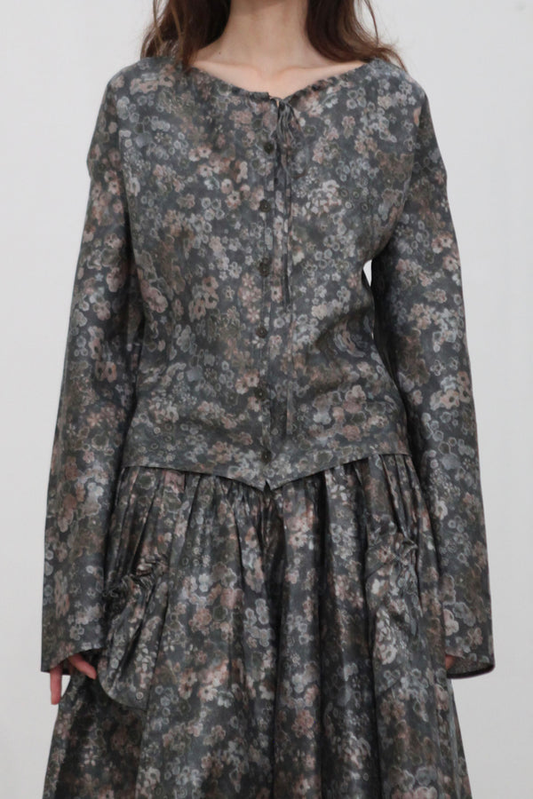 Mutedance 25 Autumn/Winter Button Drawstring Shirt Top Series Handmade Classic MD-MD25FW37-garden (MD25FW35)